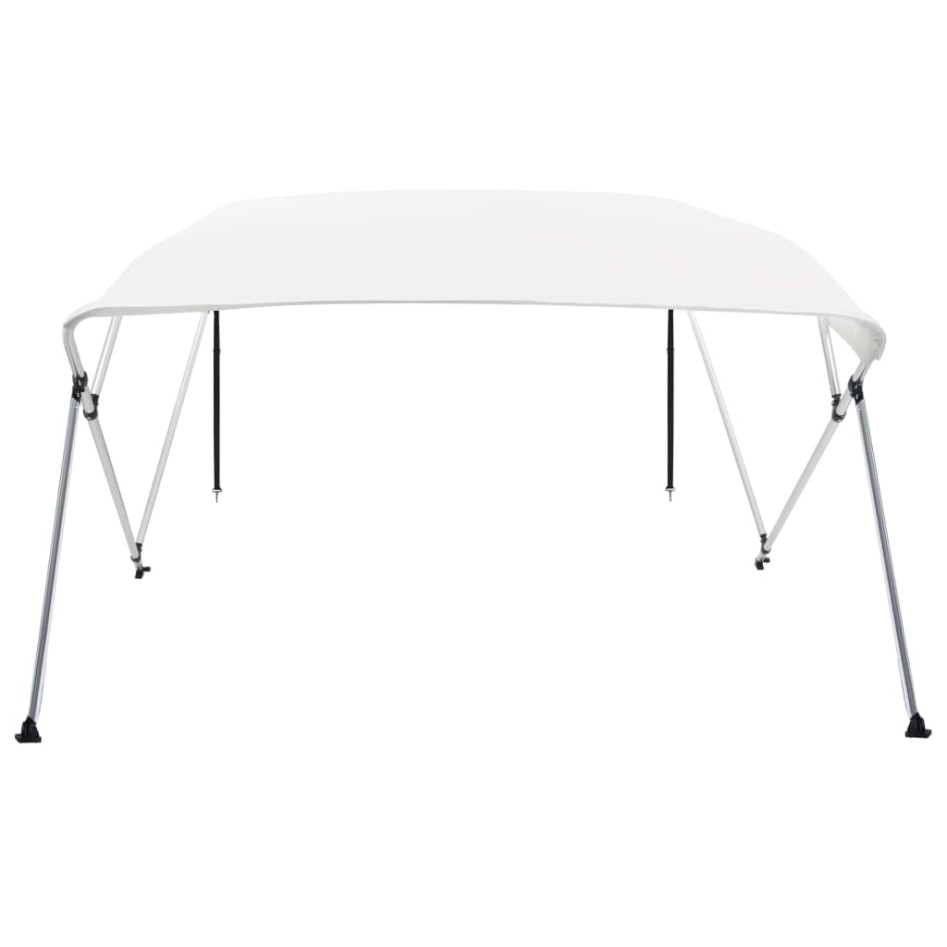 Toldo Bimini de 4 arcos blanco 243x210x137
