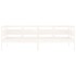 Sofá cama madera maciza de pino blanco 90x190