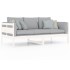 Sofá cama madera maciza de pino blanco 90x190