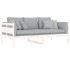 Sofá cama madera maciza de pino blanco 90x190