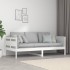 Sofá cama madera maciza de pino blanco 90x190