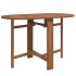 Set comedor de jardín plegable 5 piezas madera maciza de