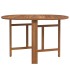 Set comedor de jardín plegable 5 piezas madera maciza de
