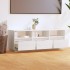 Mueble de TV de madera maciza de pino blanco 140x37x50