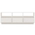 Mueble de TV de madera maciza de pino blanco 140x37x50