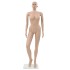 Maniquí femenino con base de vidrio beige 180