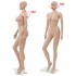 Maniquí femenino con base de vidrio beige 180