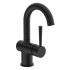 SCHÜTTE Grifo monomando lavabo CORNWALL con maneta lateral negro
