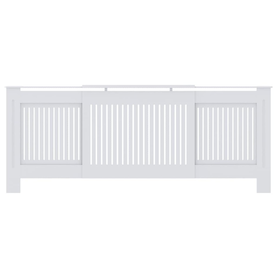 Cubierta para radiador MDF blanco 205