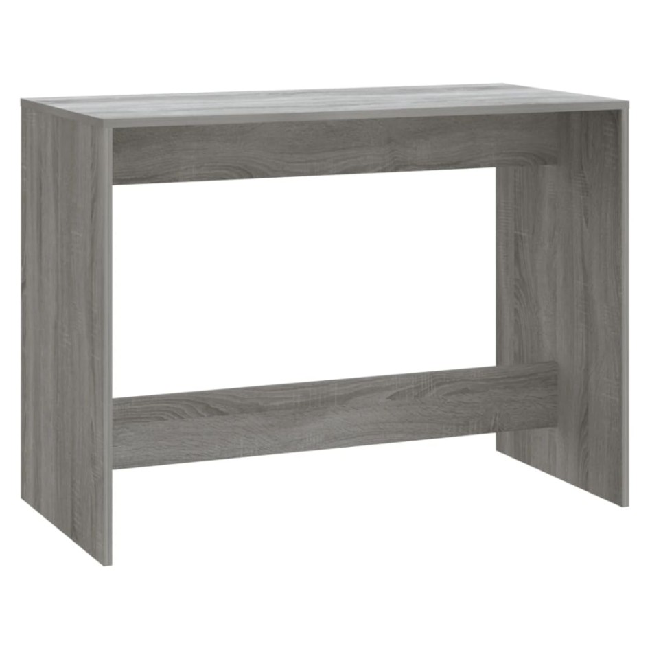 Set de comedor 3 pzas madera de ingeniería gris