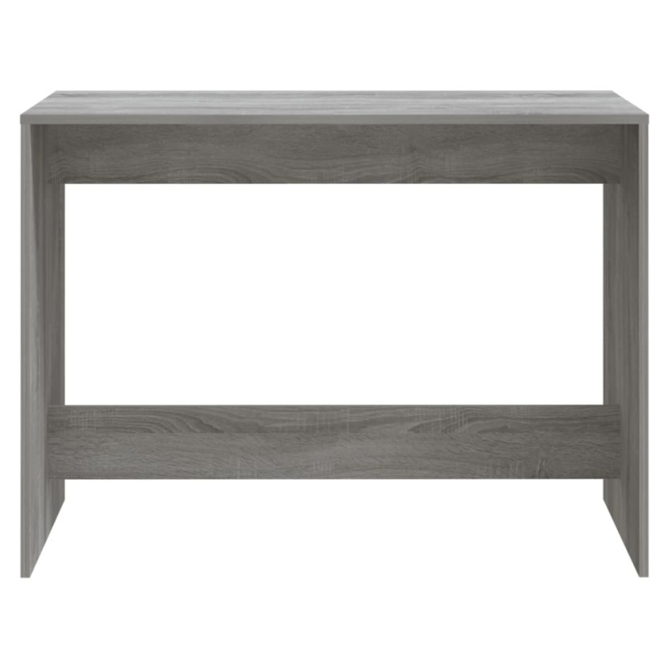 Set de comedor 3 pzas madera de ingeniería gris