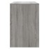 Set de comedor 3 pzas madera de ingeniería gris