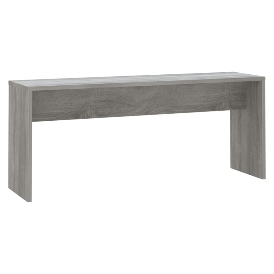 Set de comedor 3 pzas madera de ingeniería gris