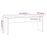 Set de comedor 3 pzas madera de ingeniería gris