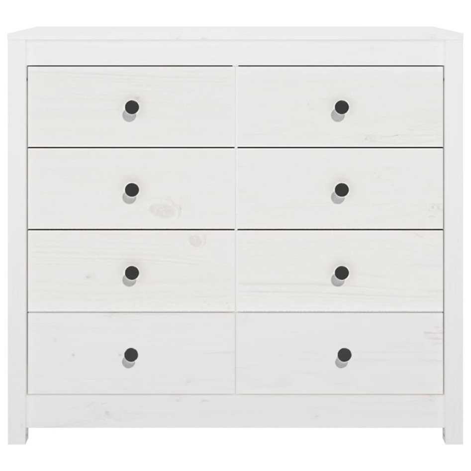 Armario auxiliar madera maciza de pino blanco 100x40x90