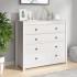 Armario auxiliar madera maciza de pino blanco 100x40x90