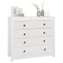 Armario auxiliar madera maciza de pino blanco 100x40x90