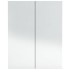 Armario de espejo de baño MDF gris antracita 60x15x75