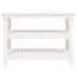 Banco de trabajo de madera maciza de pino blanco 110,5x50x80