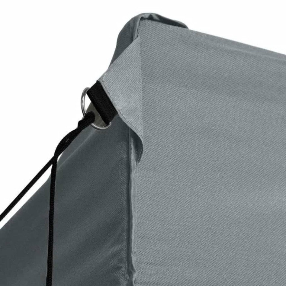 Carpa plegable profesional 4 paredes acero gris antracita 3x4