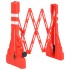 Barrera de tráfico plegable roja 210x50x105
