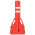 Barrera de tráfico plegable roja 210x50x105