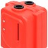 Barrera de tráfico plegable roja 210x50x105