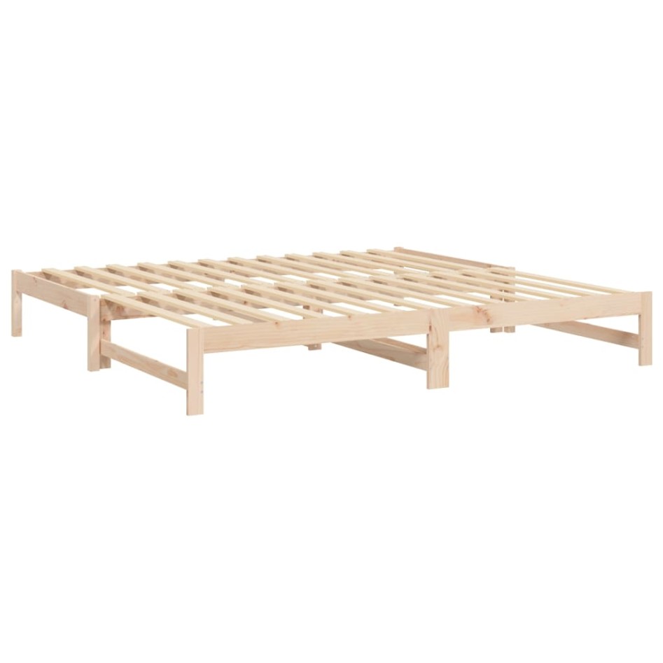 Sofá cama extraíble madera maciza de pino 2x(90x200)
