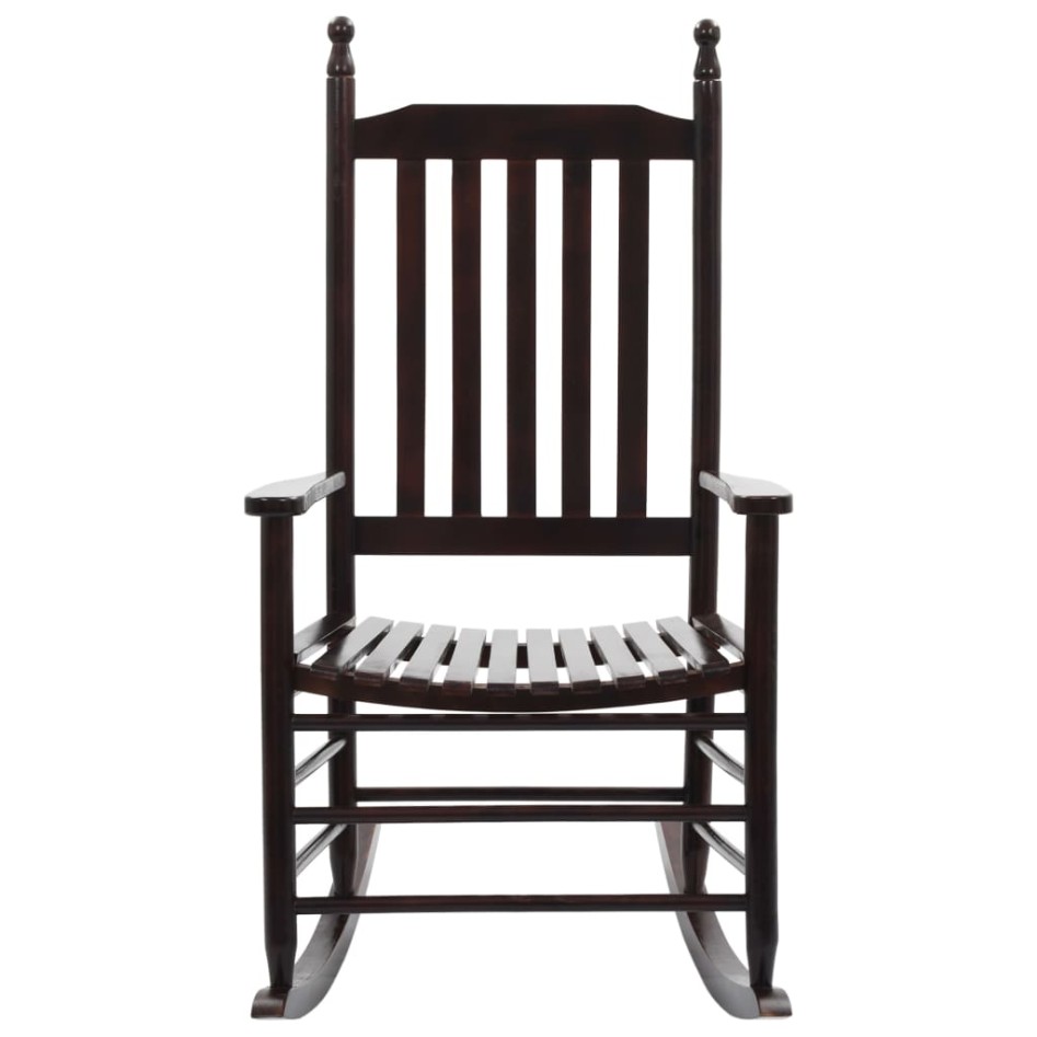 Mecedora con asiento curvo madera de álamo