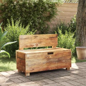 Banco de madera maciza de caoba 86x40x60