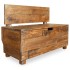 Banco de madera maciza de caoba 86x40x60