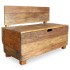 Banco de madera maciza de caoba 86x40x60