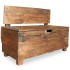 Banco de madera maciza de caoba 86x40x60