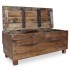 Banco de madera maciza de caoba 86x40x60