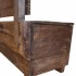 Banco de madera maciza de caoba 86x40x60