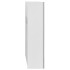 Armario de baño con espejo MDF blanco 80x15x60