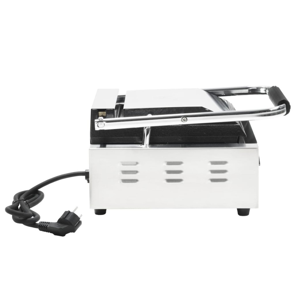 Grill parrilla estriada de acero inoxidable 1800 W