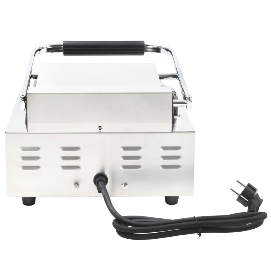 Grill parrilla estriada de acero inoxidable 1800 W