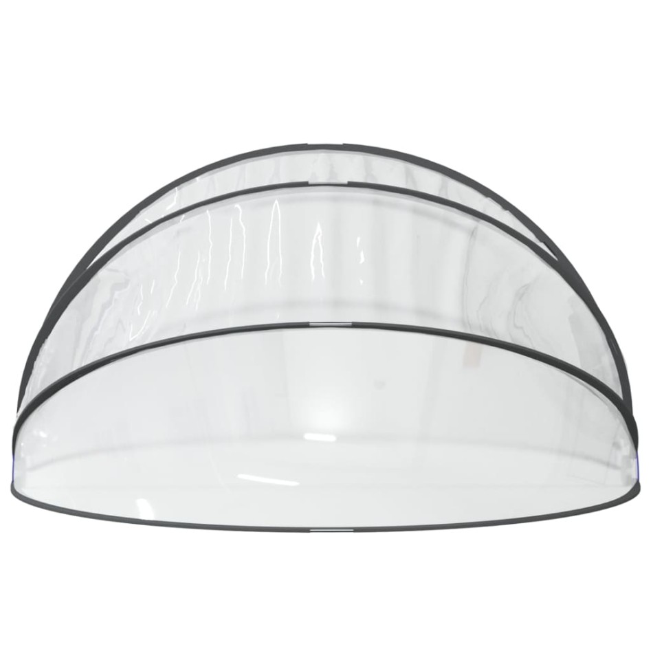 Cúpula para piscina redonda PVC 467x234