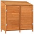 Cobertizo de jardín madera de abeto maciza marrón 102x52x112