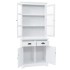 Aparador galés con 4 puertas MDF y madera de pino 80x40x180