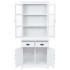 Aparador galés con 4 puertas MDF y madera de pino 80x40x180