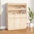 Aparador alto de madera maciza de pino 89x40x116,5