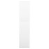 Armario oficina acero vidrio templado blanco 90x40x180