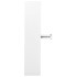 Armario oficina acero vidrio templado blanco 90x40x180
