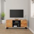 Mueble de TV madera maciza de acacia 105x33x46