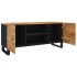 Mueble de TV madera maciza de acacia 105x33x46