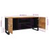Mueble de TV madera maciza de acacia 105x33x46