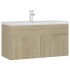 Mueble con lavabo madera de ingeniería roble