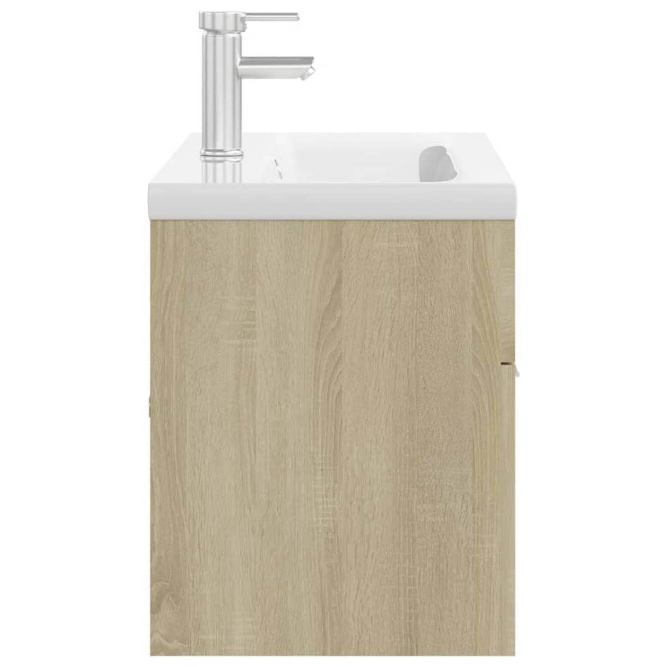 Mueble con lavabo madera de ingeniería roble